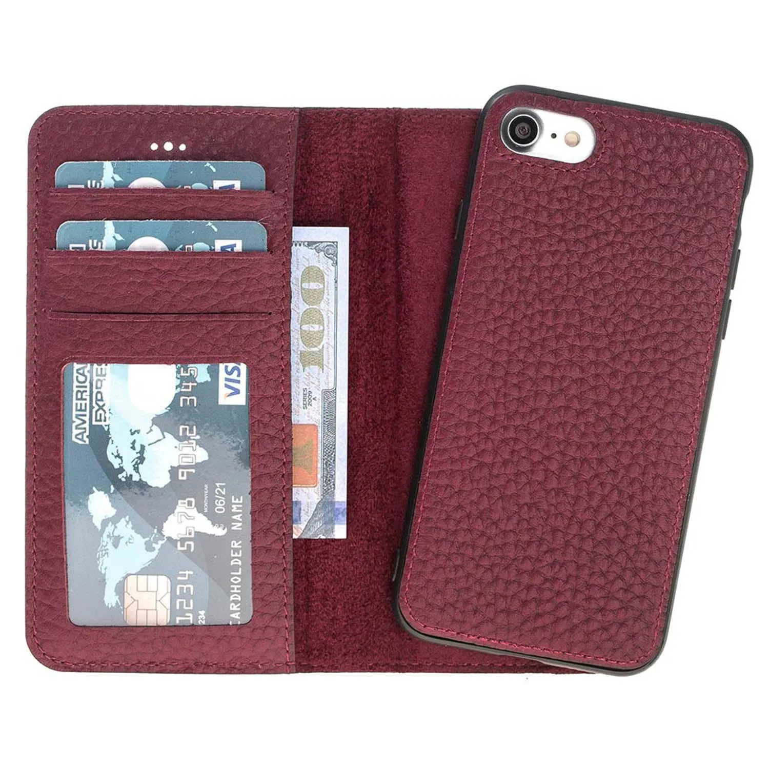 iPhone SE / iPhone 8 / iPhone 7 Leather Wallet Case