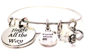 Jingle All The Way Circle Bangle Bracelet