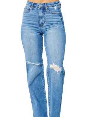 Judy Blue Knee Destroy Md Jeans