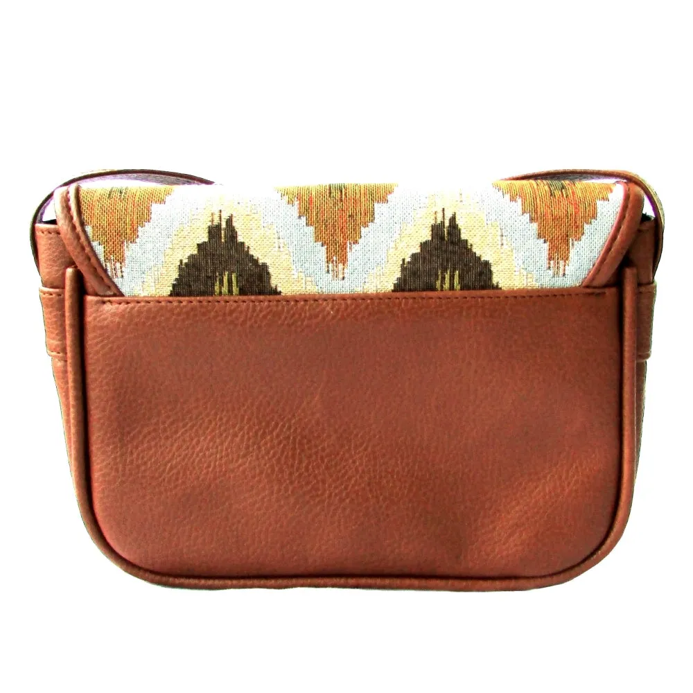 Jungle Chevron 10" Messenger Bag