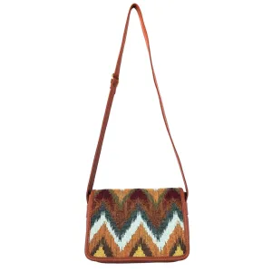 Jungle Chevron 10" Messenger Bag