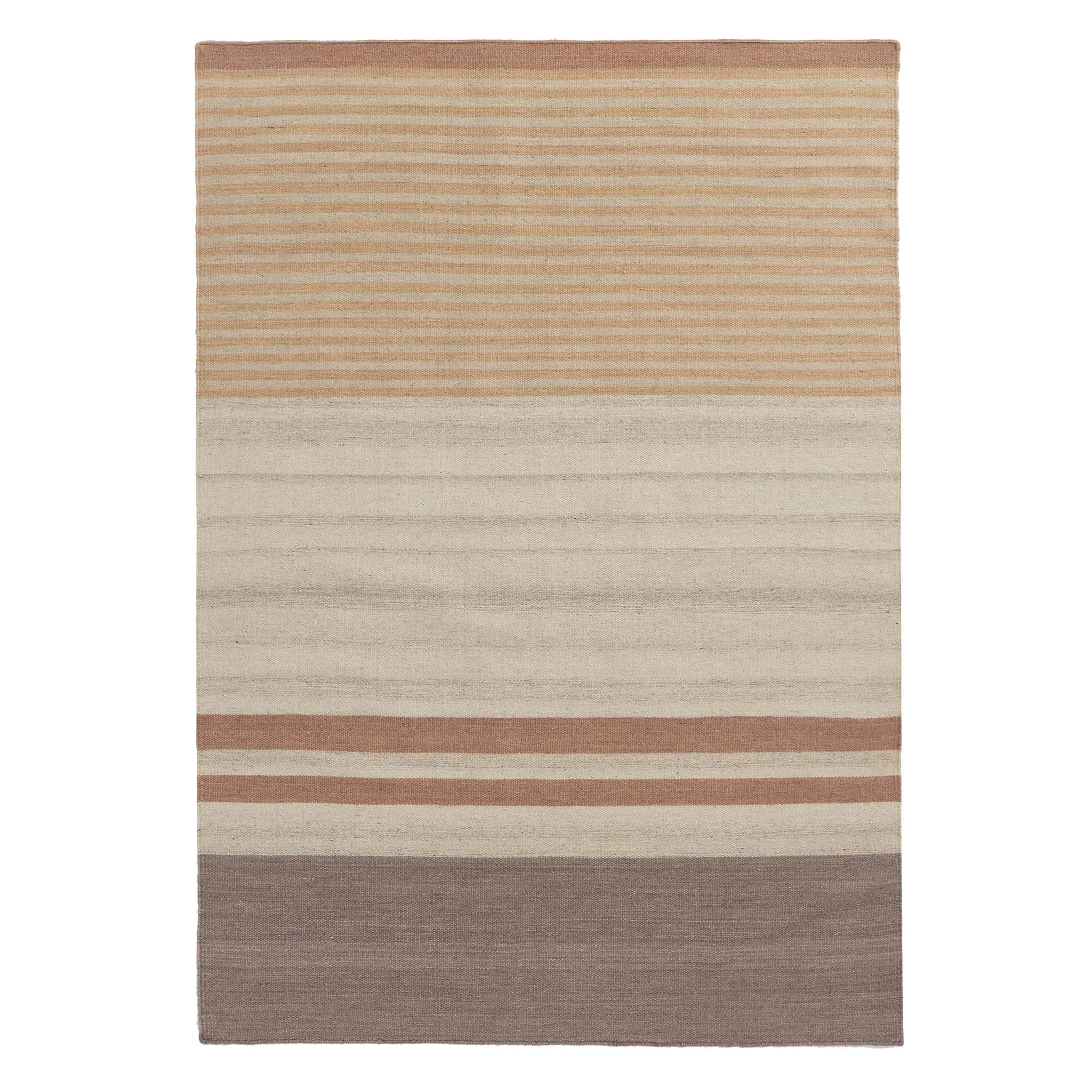 Kalan Wool Rug [Natural melange & Straw & Canyon Clay]