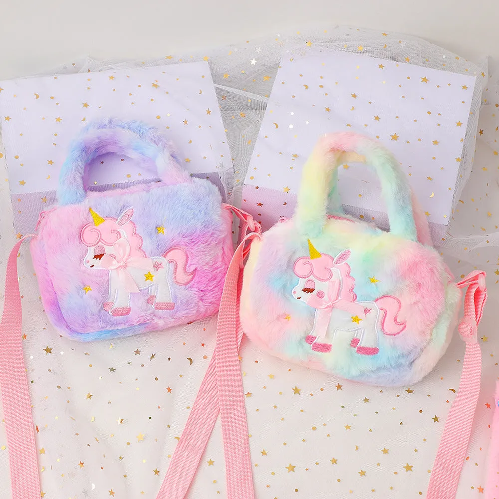 Kids Girls Cute Unicorn Handbag Sling Bag