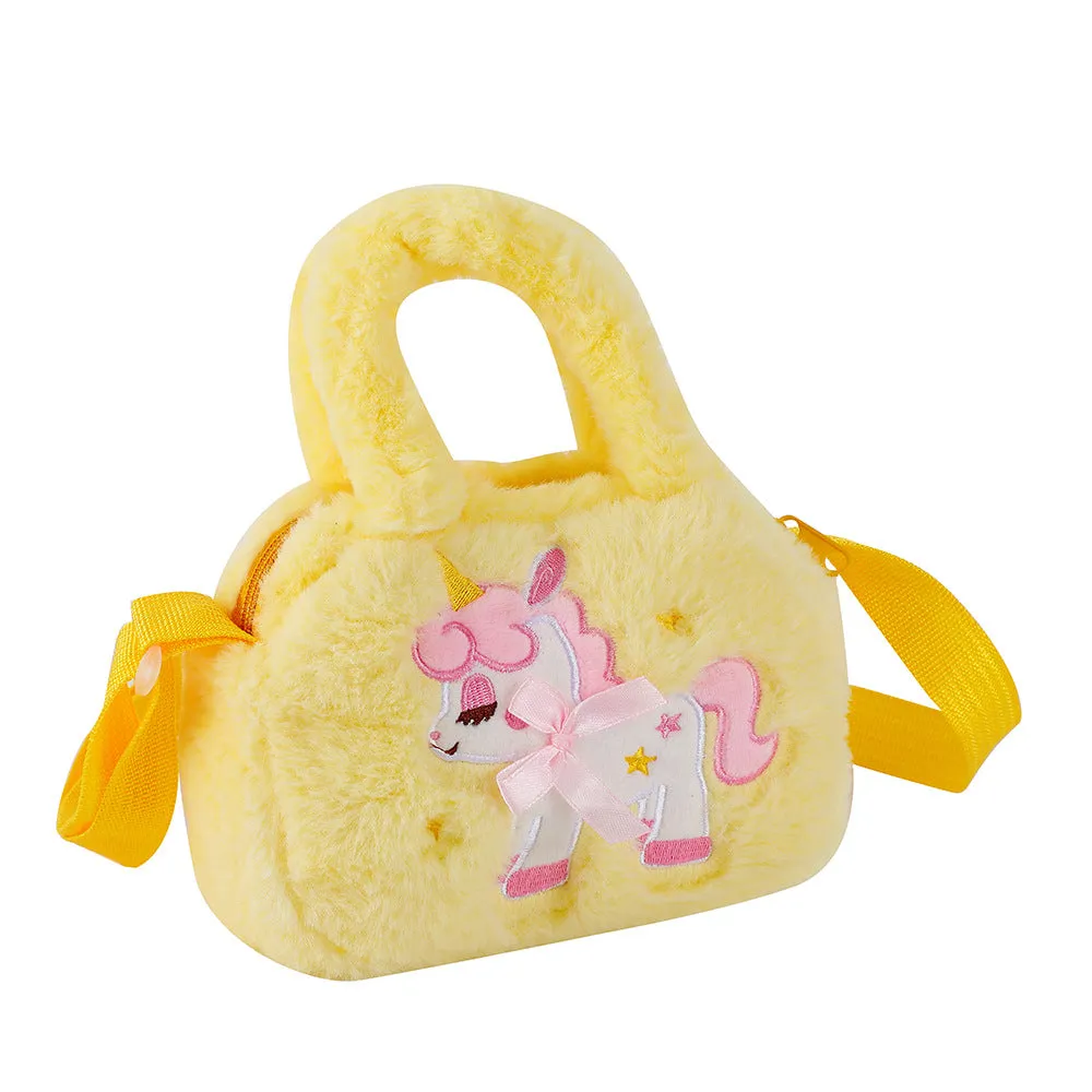 Kids Girls Cute Unicorn Handbag Sling Bag