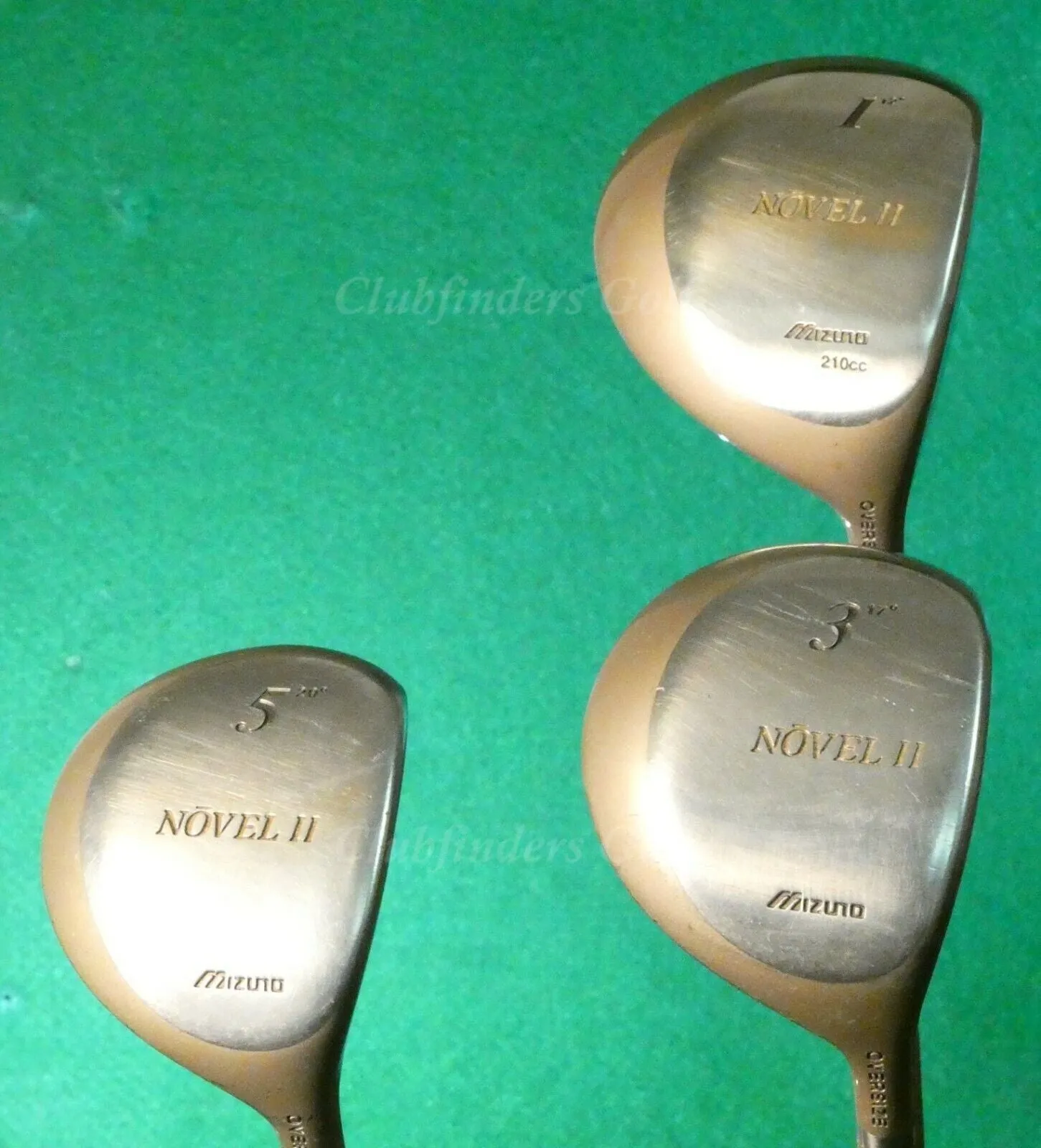 Lady Mizuno Novel II Oversize 1, 3, & 5 Woods Graphite Ladies SET OF 3