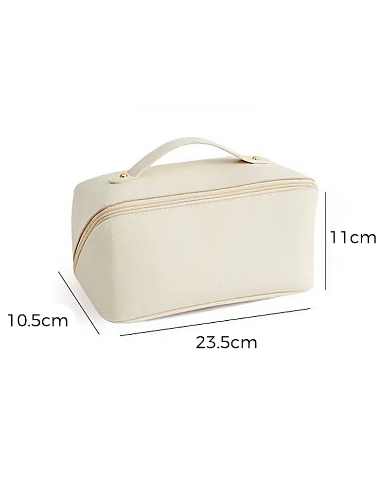 Large capacity travel cosmetic bag