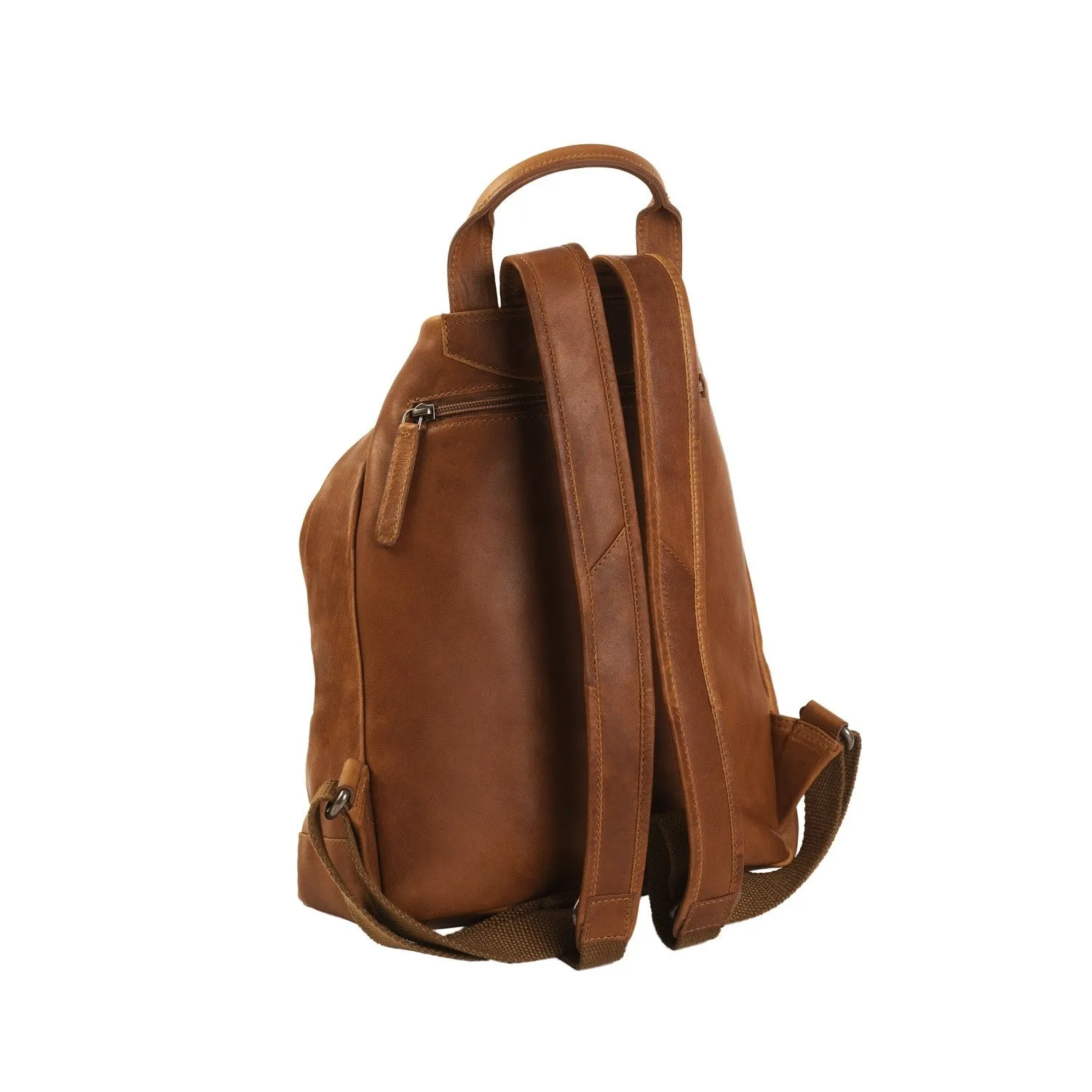 Leather Backpack Cognac Saar