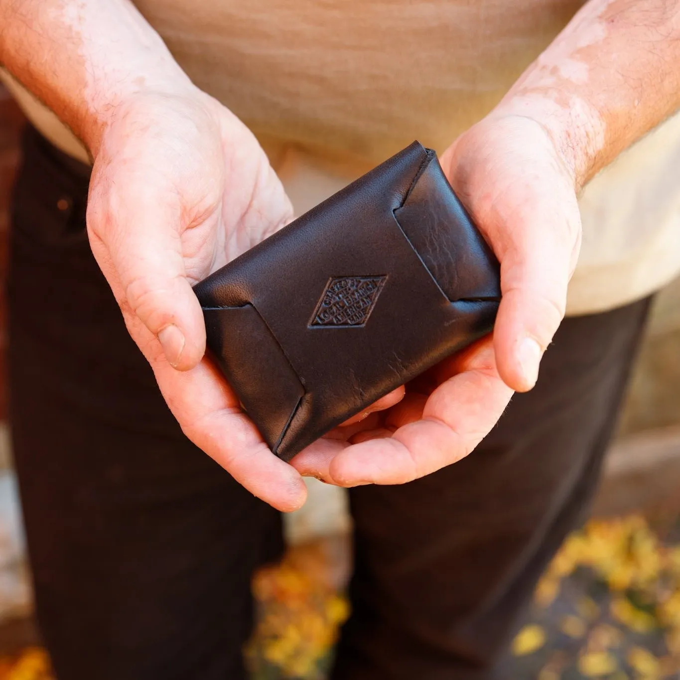 Leather Fold Wallet - USA Made