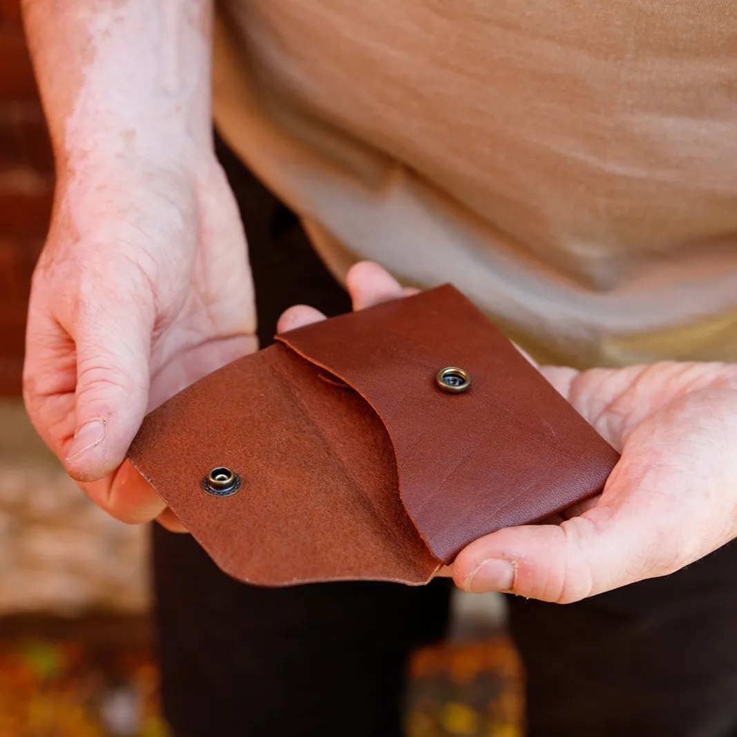 Leather Fold Wallet - USA Made