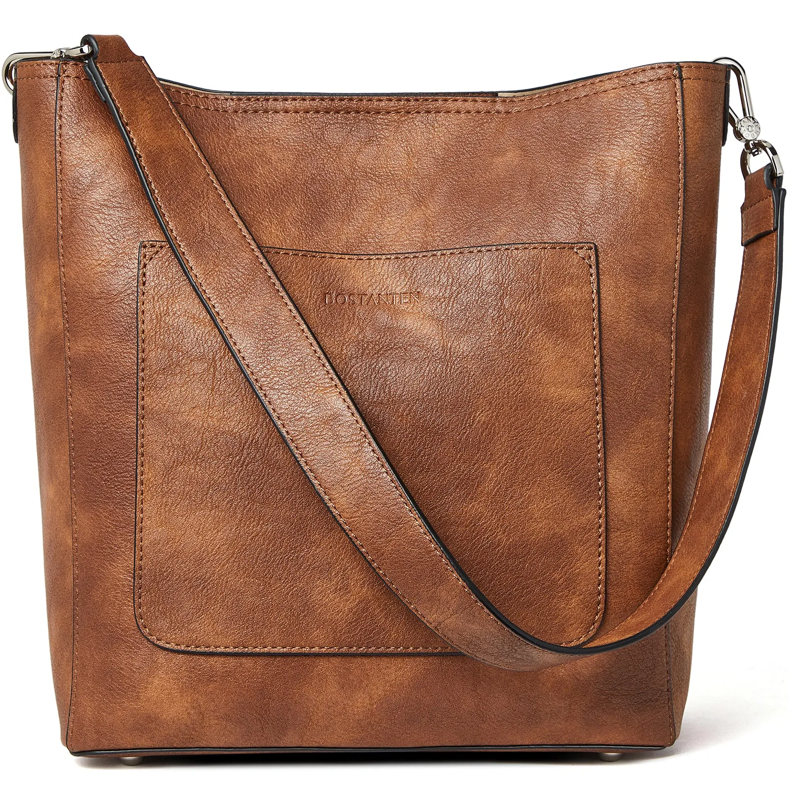 Lotty Genuine Leather Hobo Handbag - Soft & Supple with Adjustable Strap