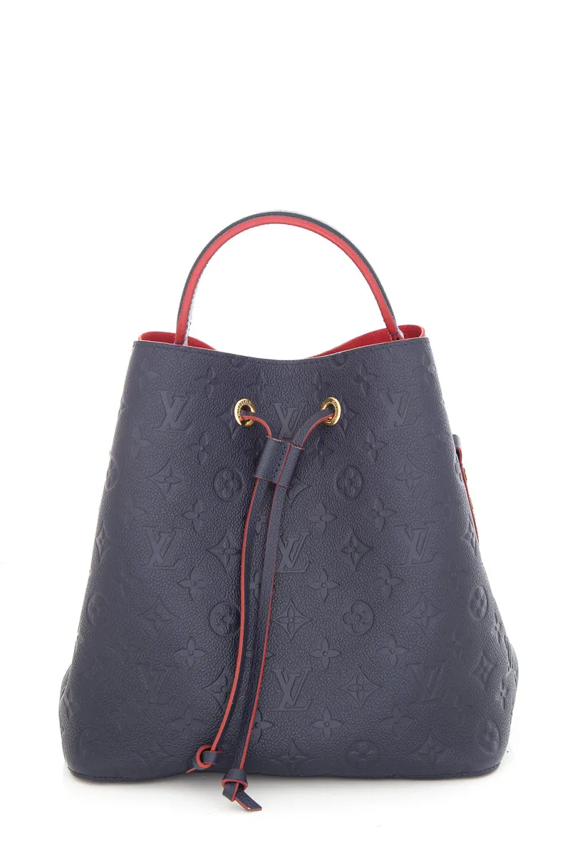 Louis Vuitton Navy Monogram Empriente Noe Bucket Bag