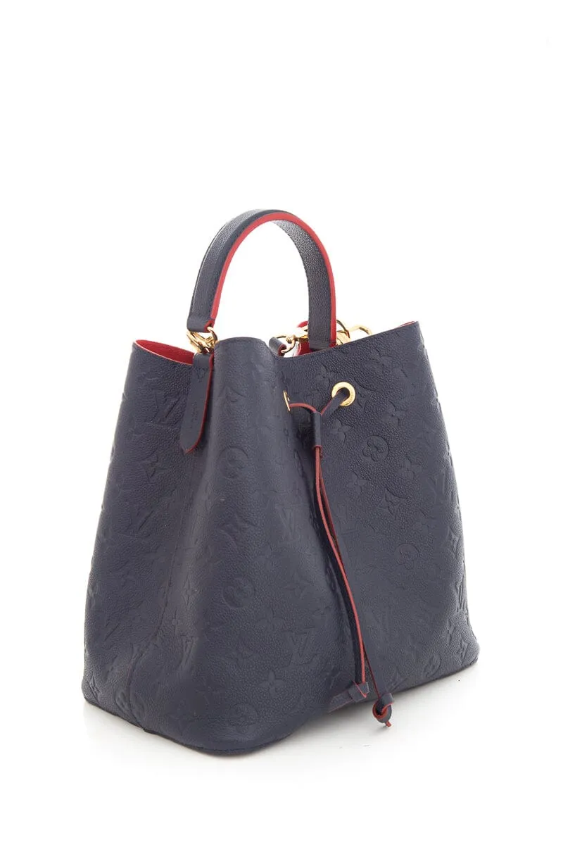 Louis Vuitton Navy Monogram Empriente Noe Bucket Bag