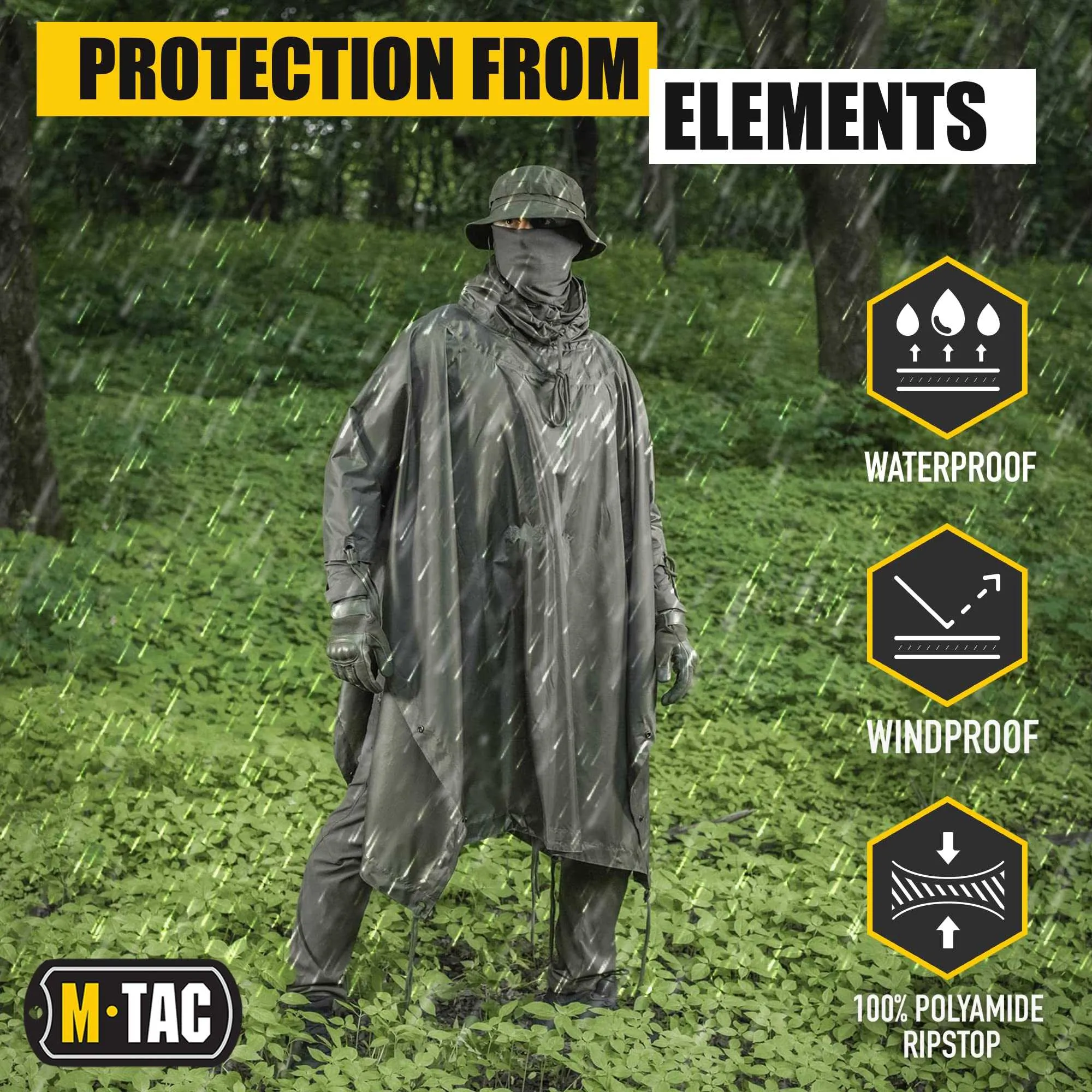 M-Tac Waterproof Poncho