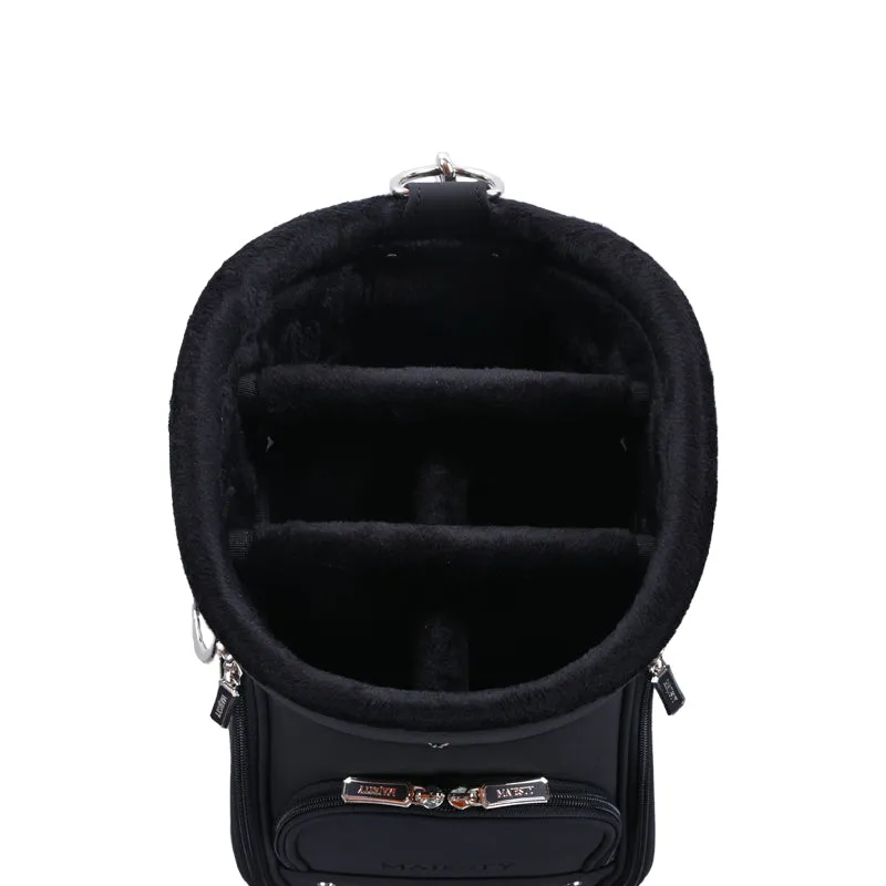 MAJESTY High-End 9" Women's Caddie Bag With Wheel (Black)