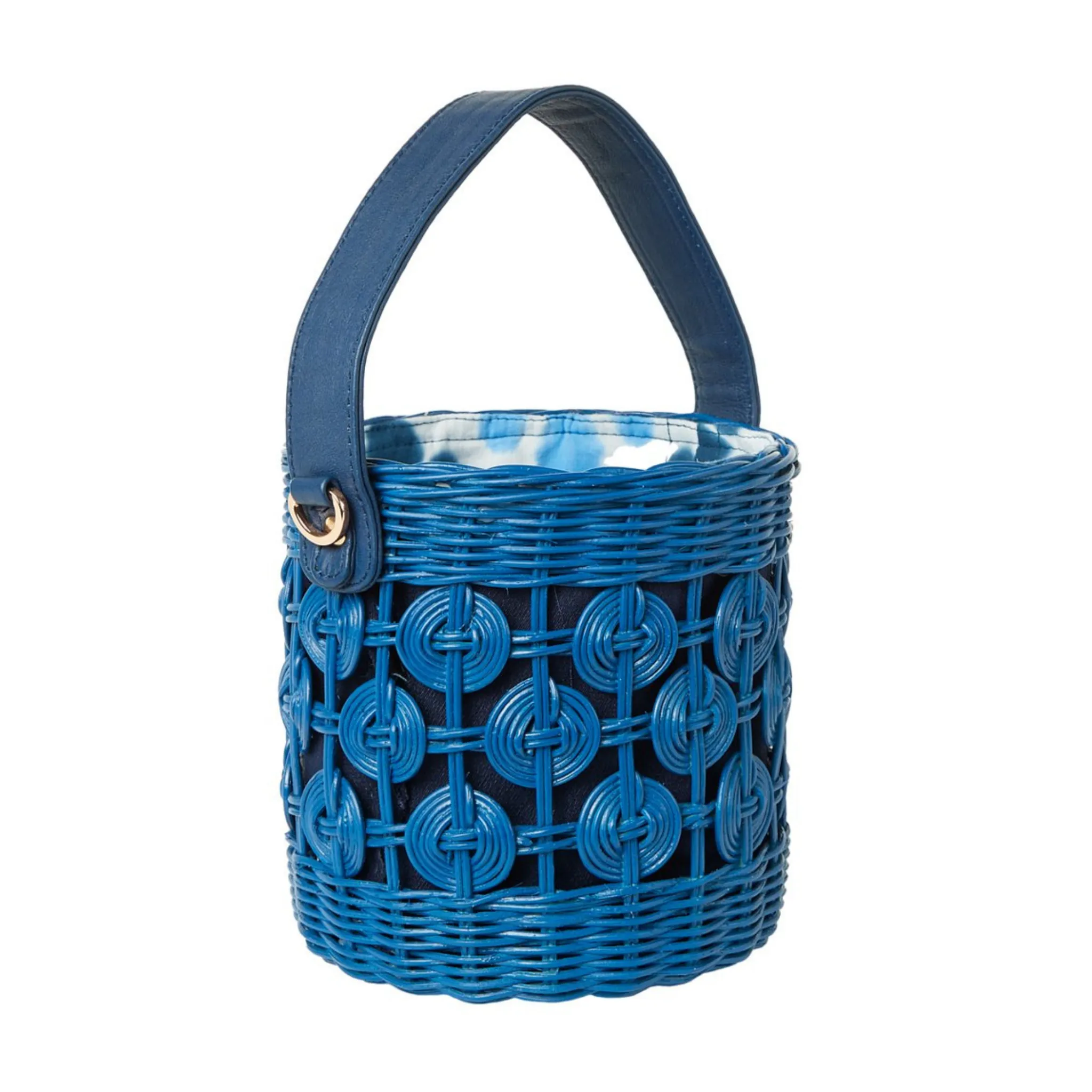 Maribella Wicker Bucket Bag