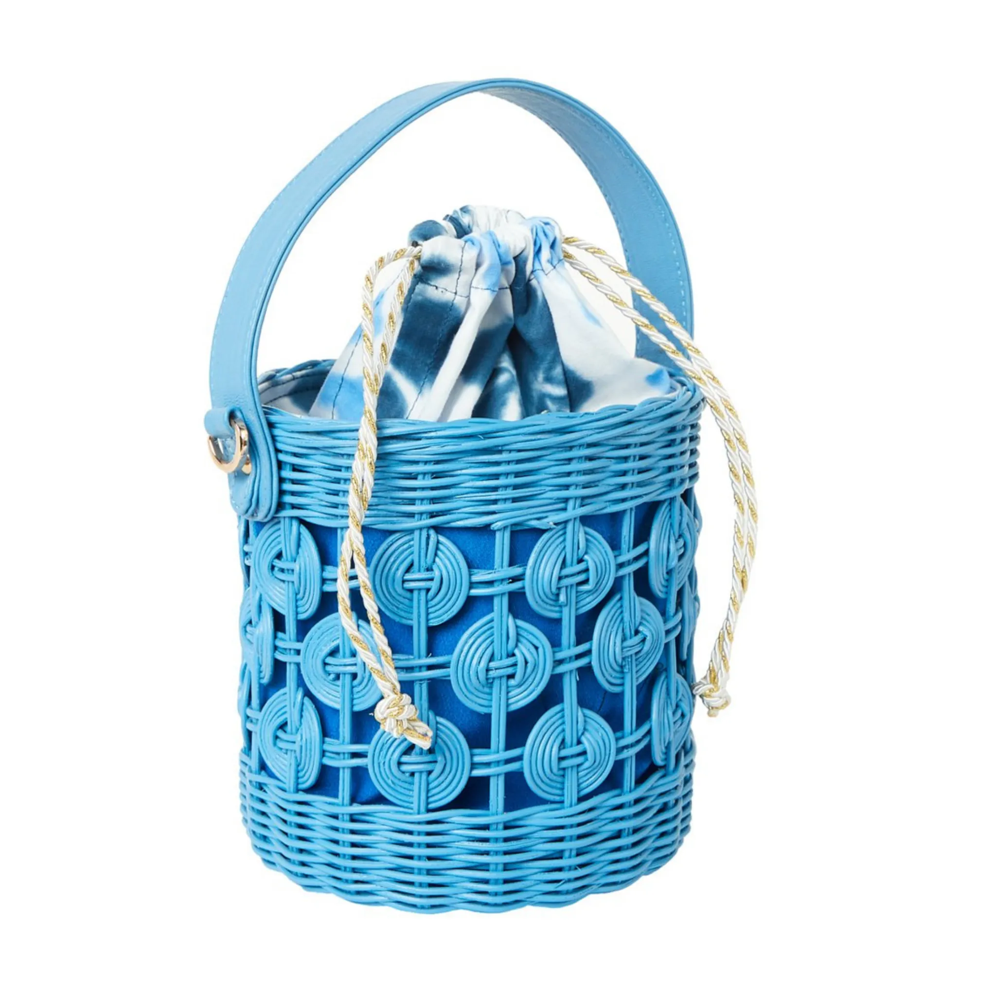 Maribella Wicker Bucket Bag