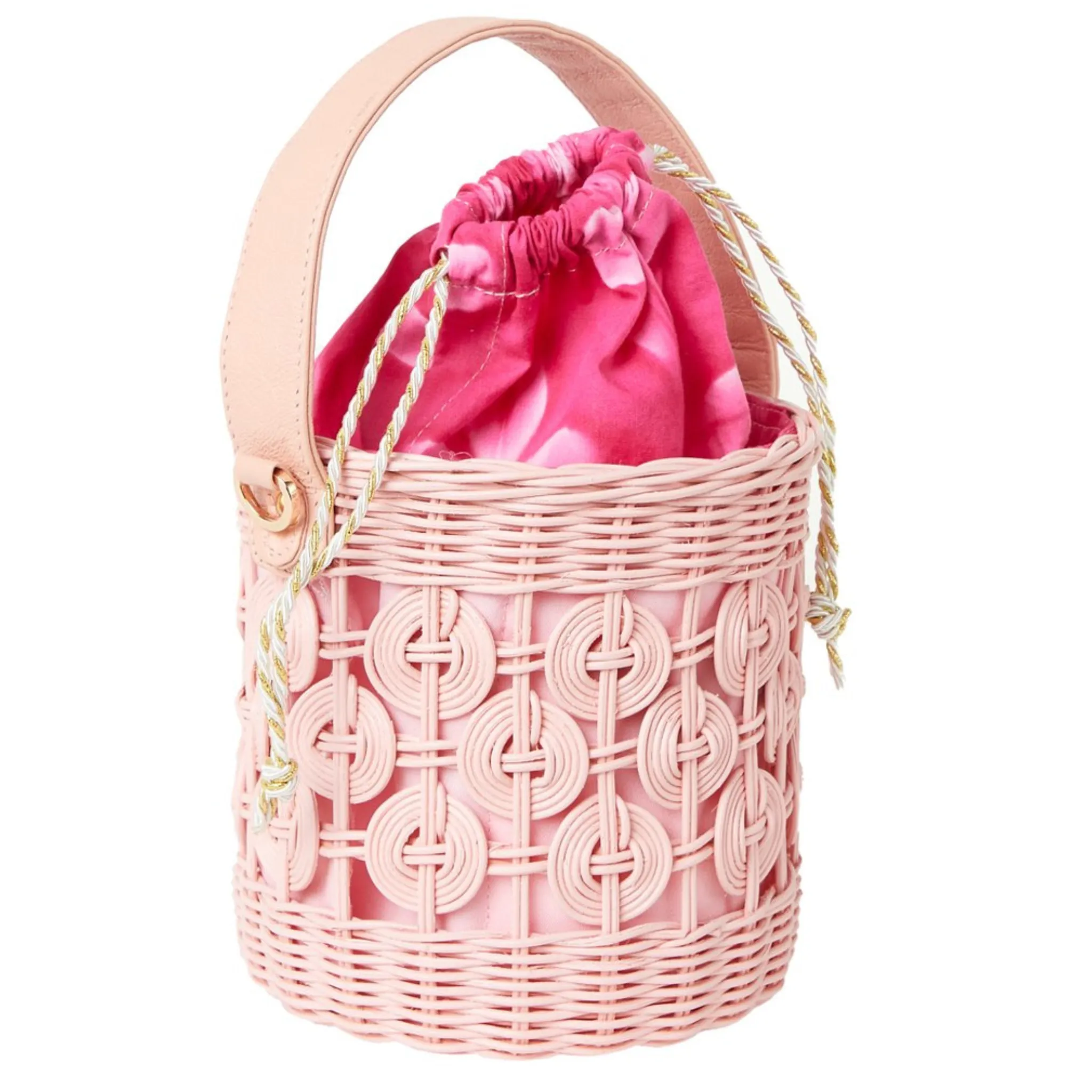 Maribella Wicker Bucket Bag