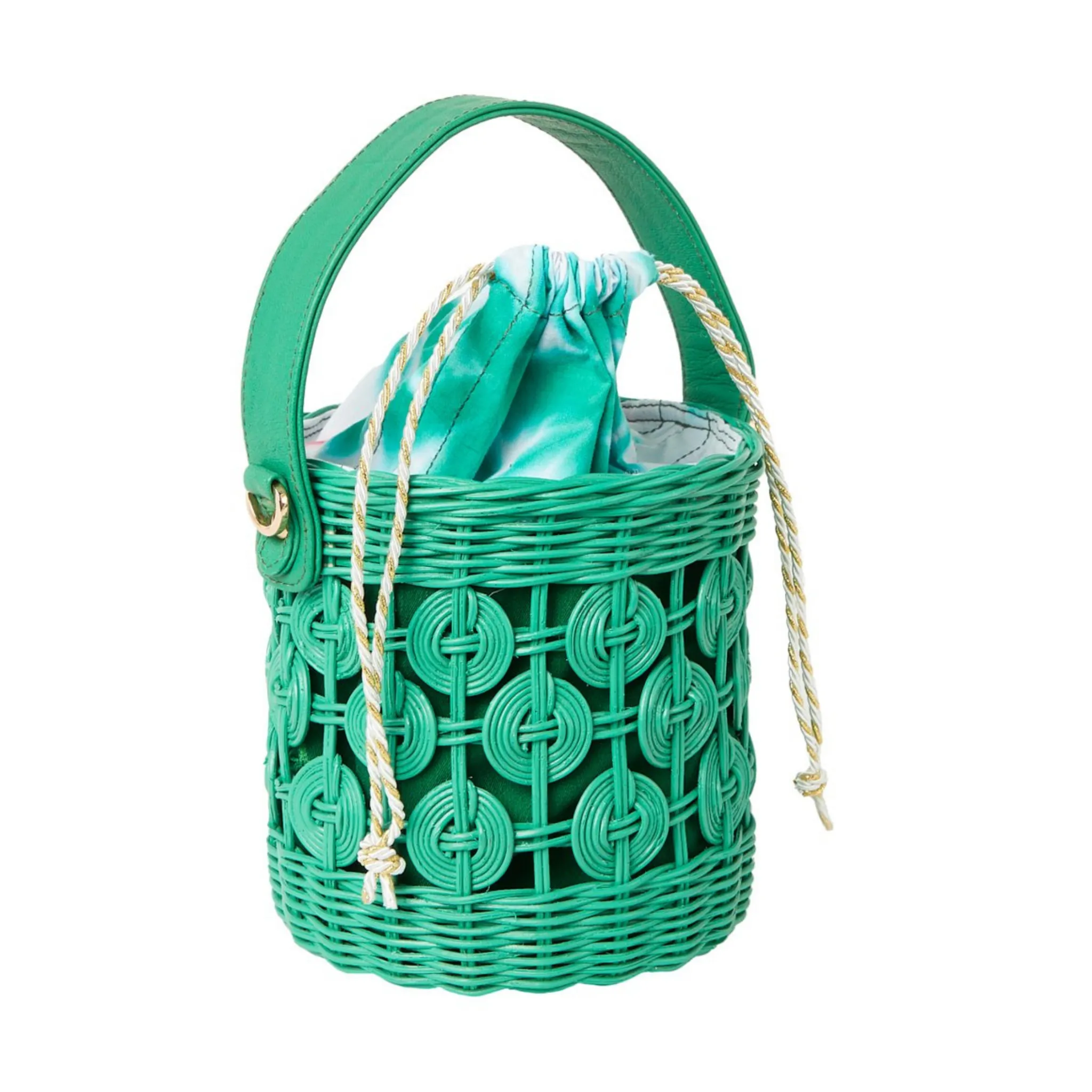 Maribella Wicker Bucket Bag