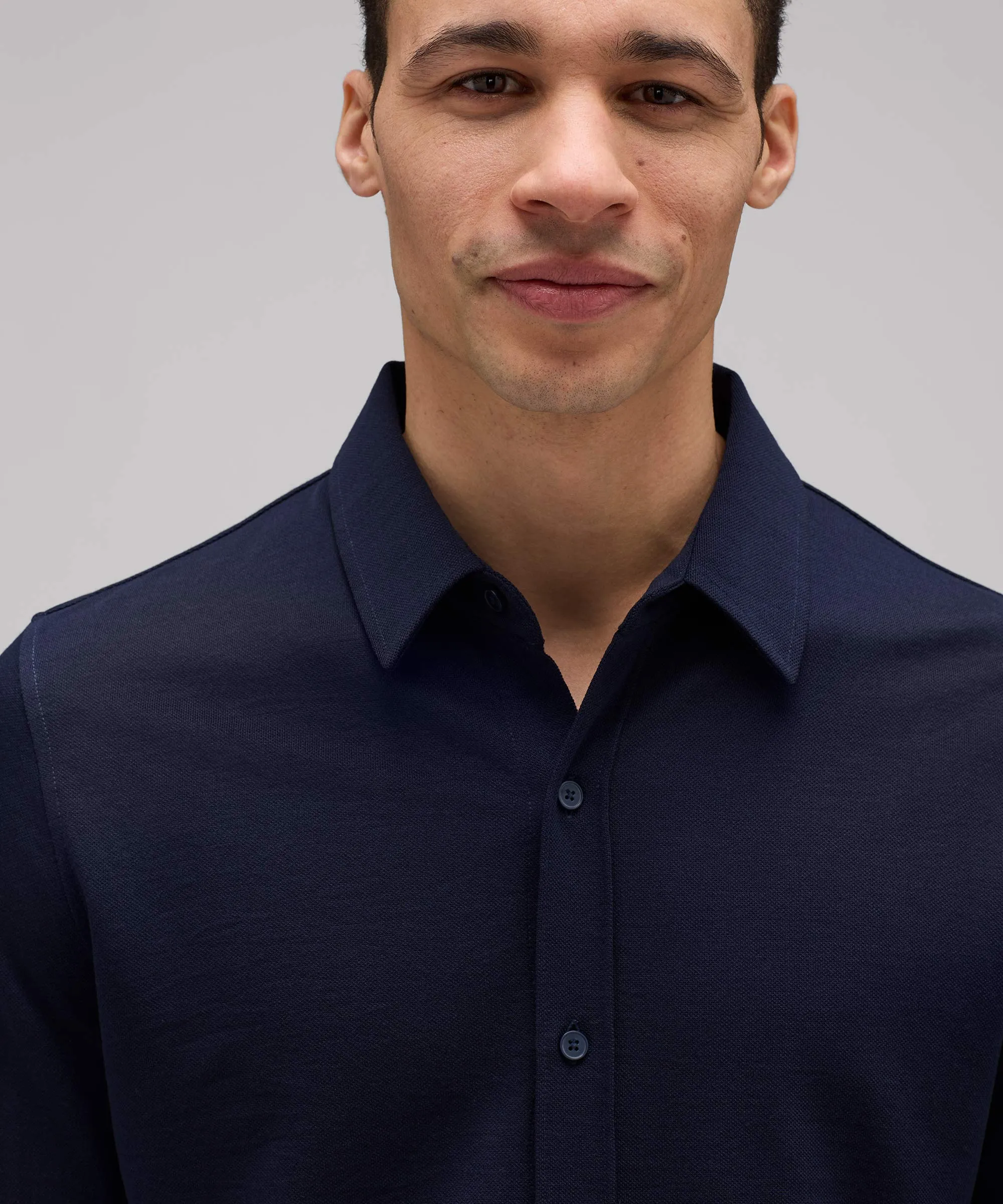 Men's Merino Button-Up