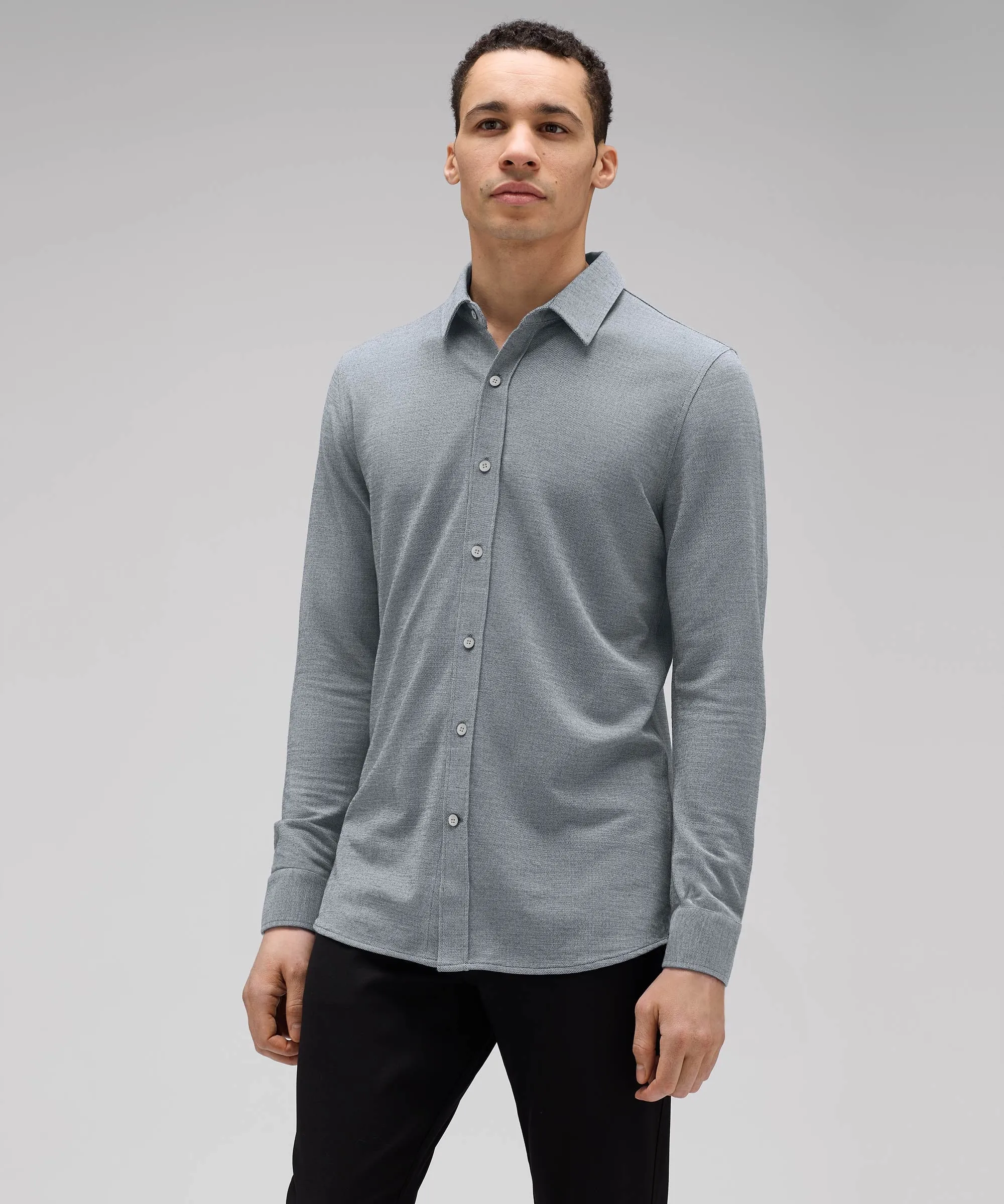 Men's Merino Button-Up