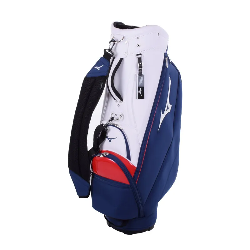 MIZUNO 9.5" Sporty Cart Bag (Navy/White)