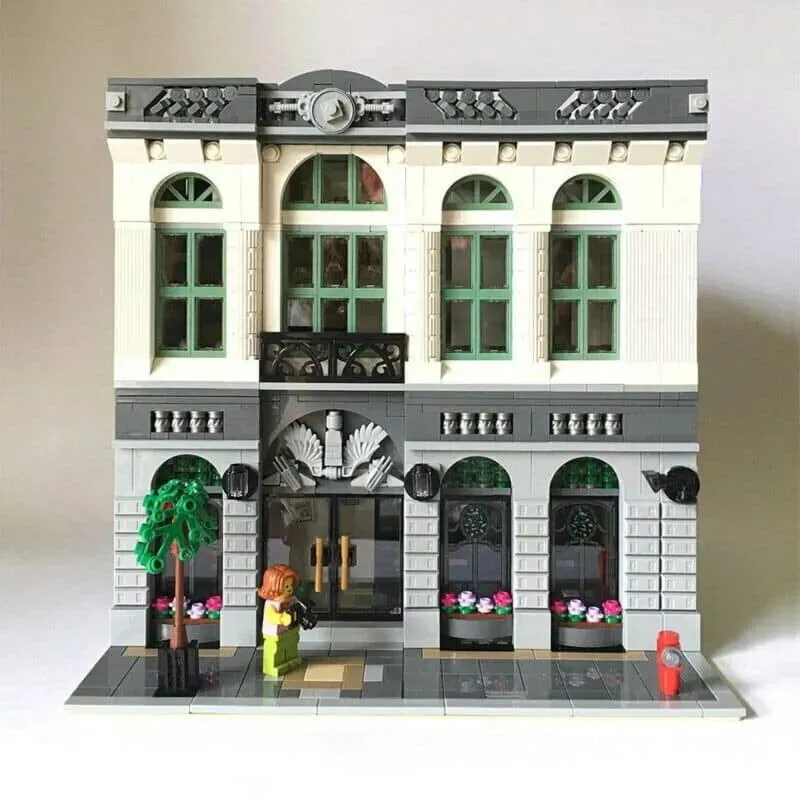 MOC 15001 Creator Expert City Brick Bank Bricks Toys