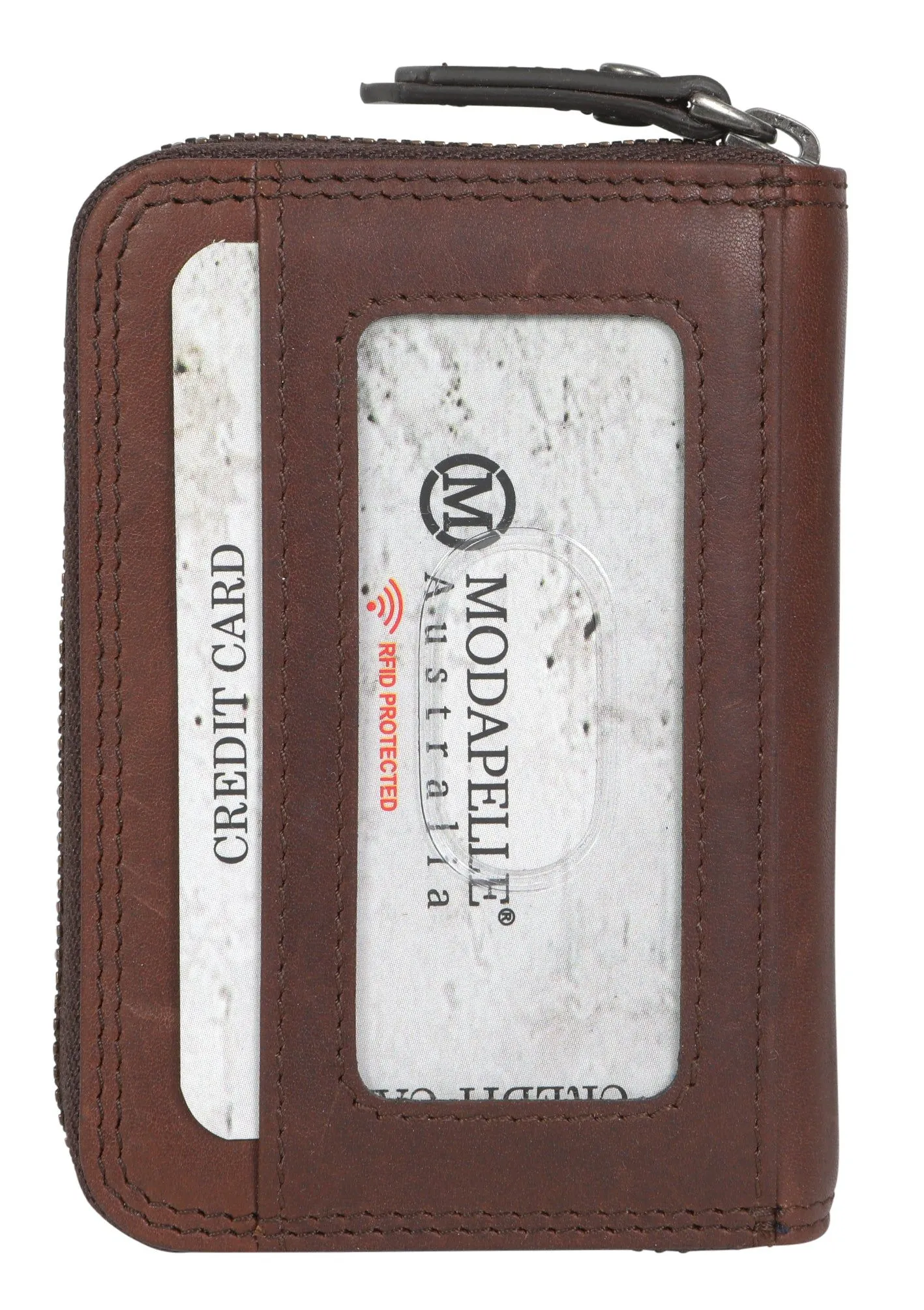 Modapelle LEATHER RFID CARD WALLET