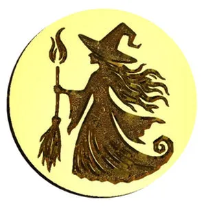 NEW - Linocut Witch Design Wax Seal Stamp