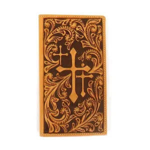 Nocona Faith Cross Rodeo Checkbook Wallet N5410708