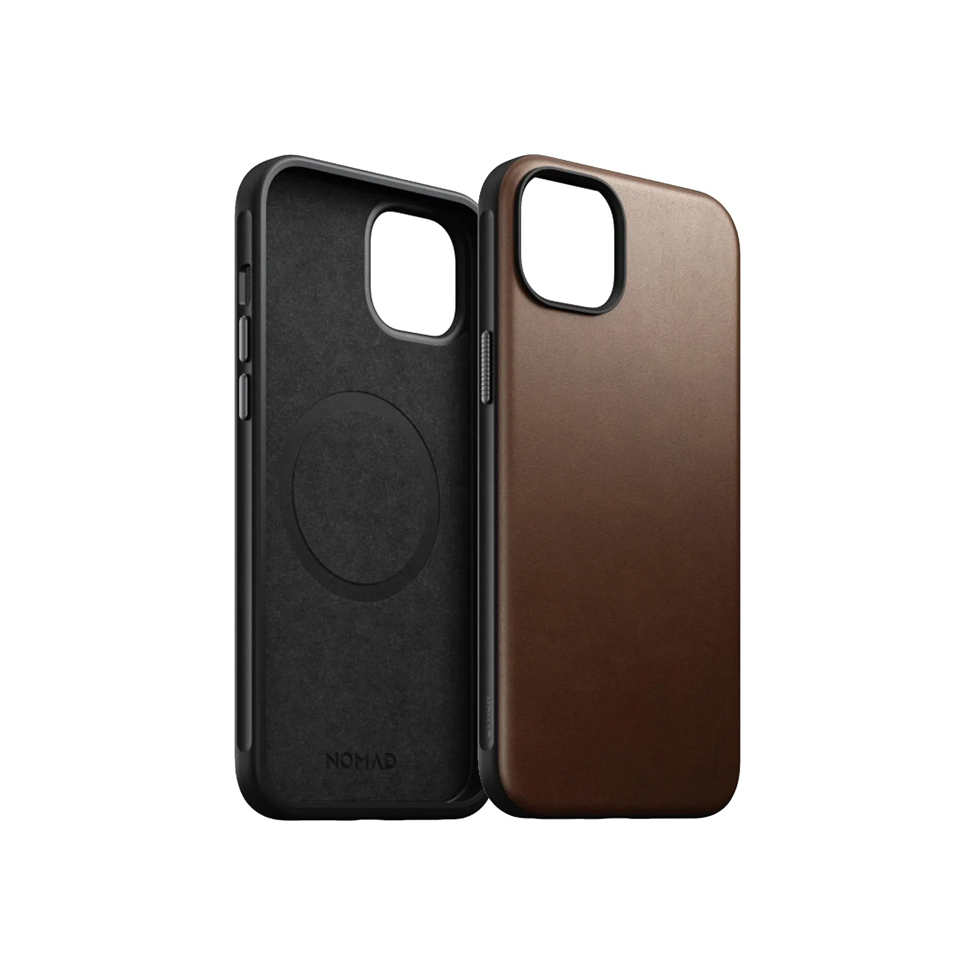 Nomad Modern Leather Case (Not Horween) for iPhone 15 Series - Magsafe Compatible