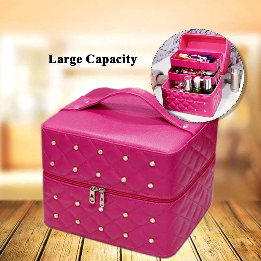 Obsessions PU Makeup-Travel -Cosmetic- Multifunctional Case