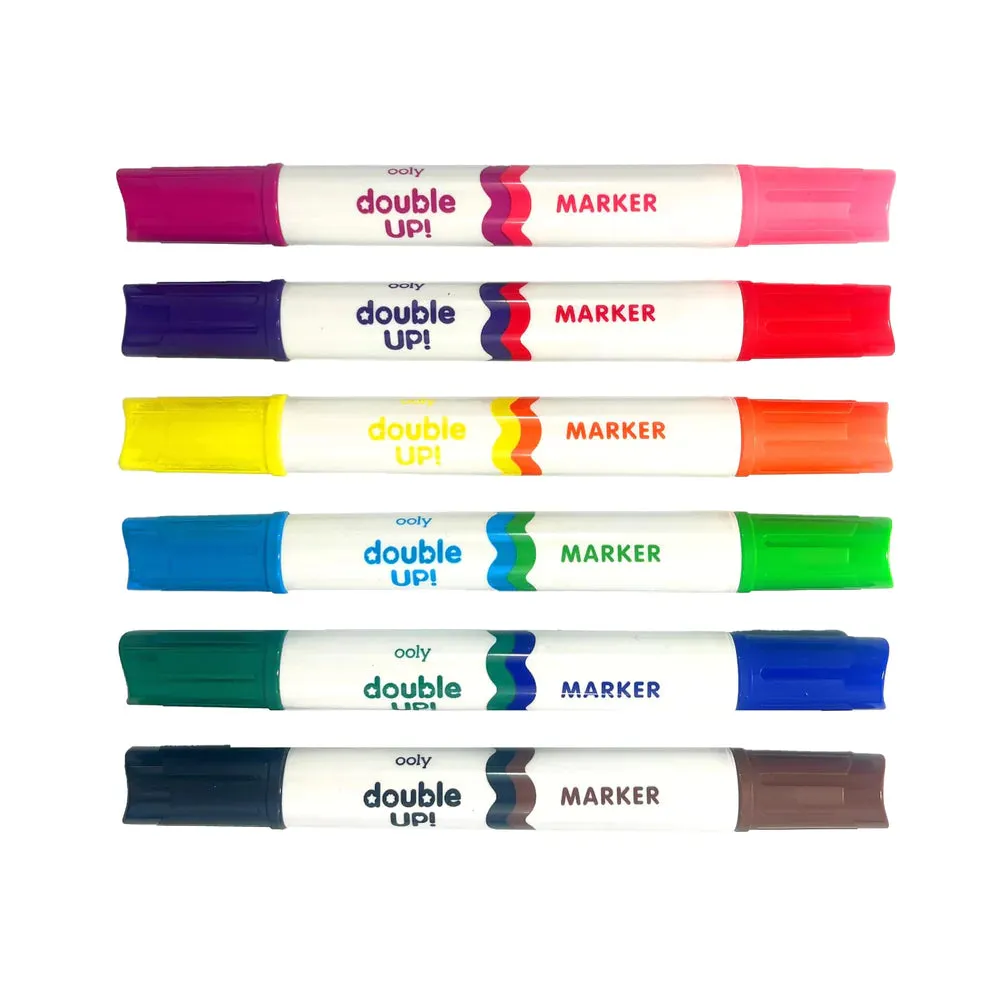 Ooly Double Up! Double-Ended Markers - Set of 6