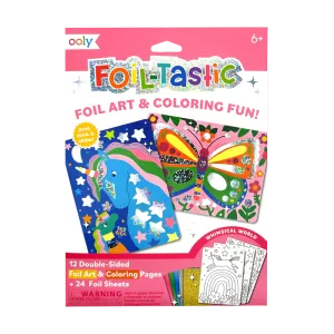 Ooly Foil-tastic Foil Art & Coloring Set - Whimsical World