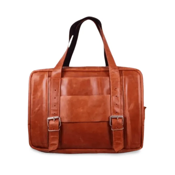 Overnight Leather Laptop Bag