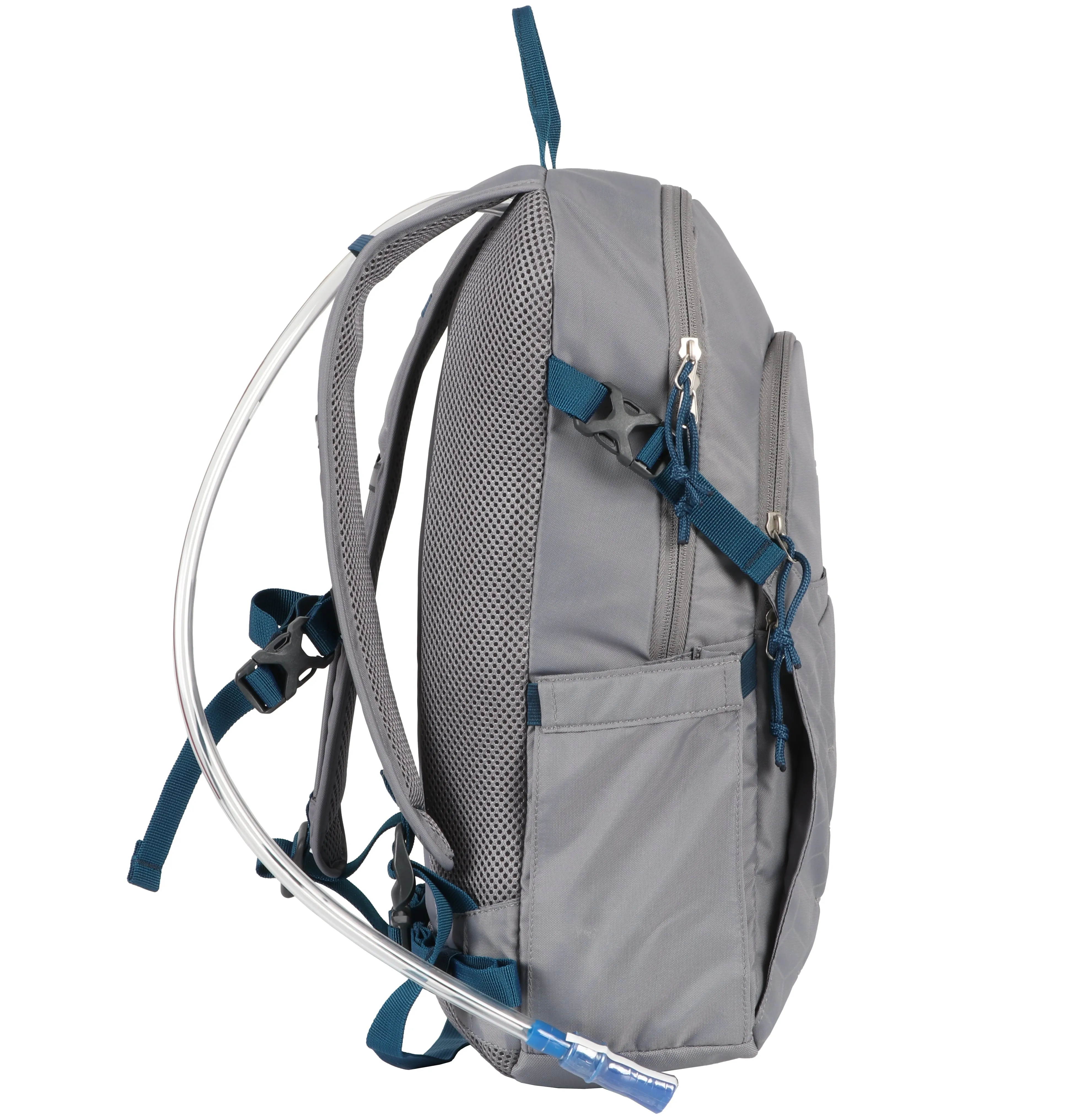 Ozark Trail 14 Liter Medium Hydration Hiking Backpack, Grey