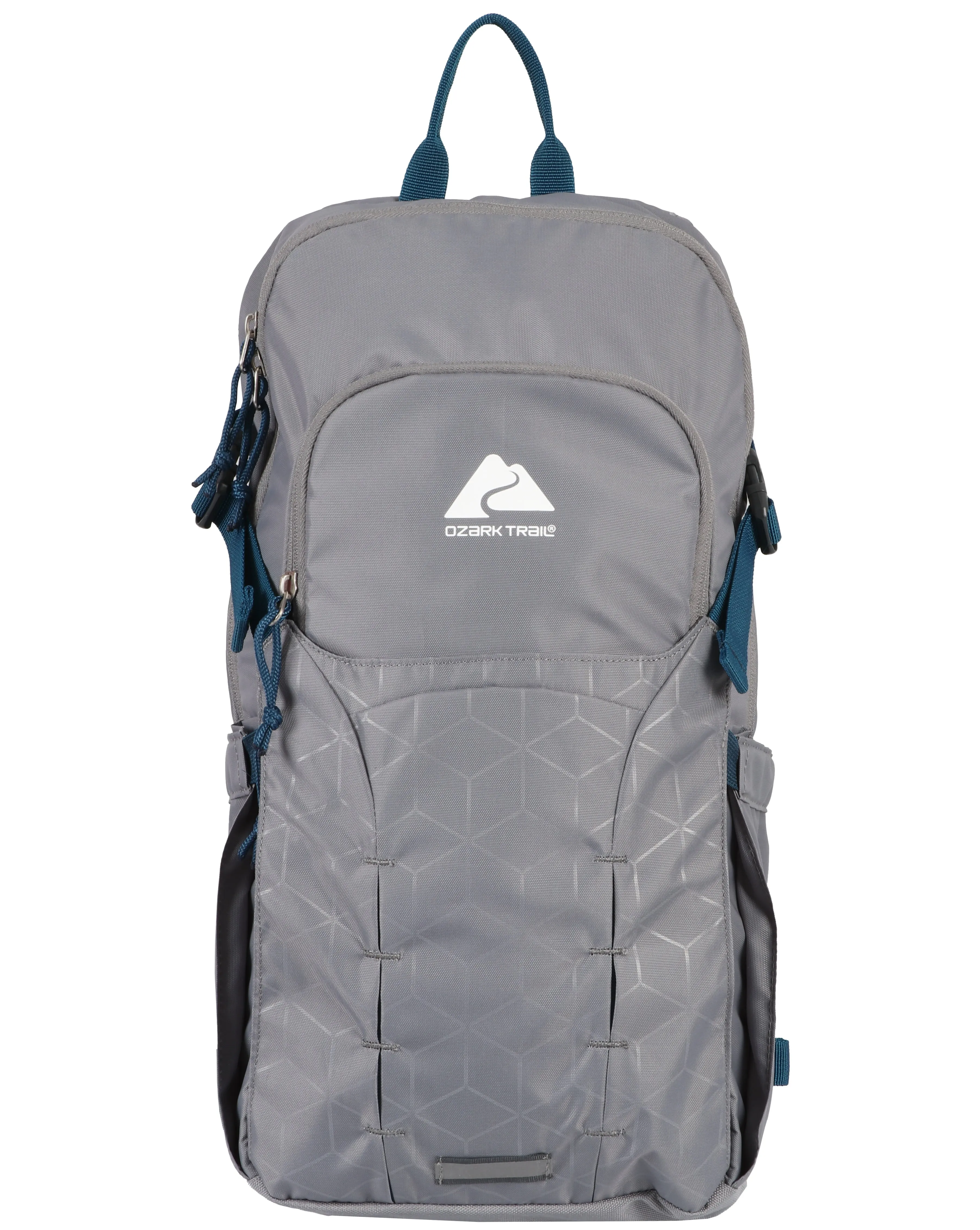 Ozark Trail 14 Liter Medium Hydration Hiking Backpack, Grey