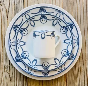 Pauline Bleu Dinner Plate