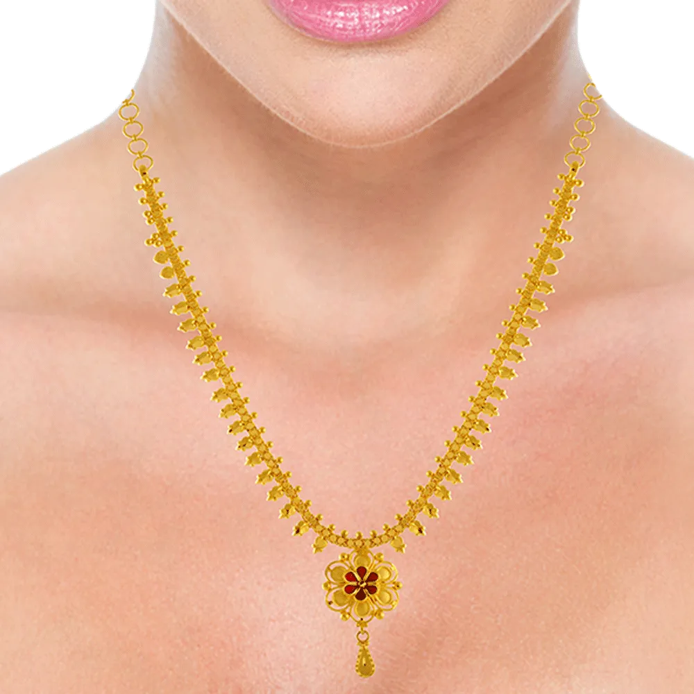 P.c. Chandra Jewellers 22k Yellow Gold Neckless