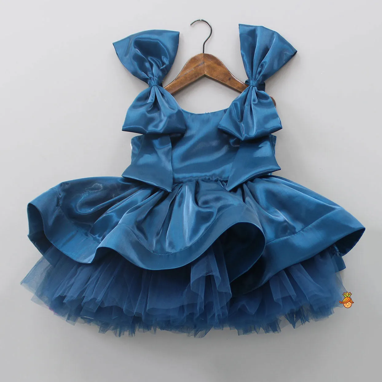 Pre Order: Bows Enhanced Gorgeous Blue Dress