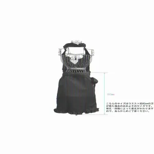 (PRO Apron) Gorgeous Frills Alice Black