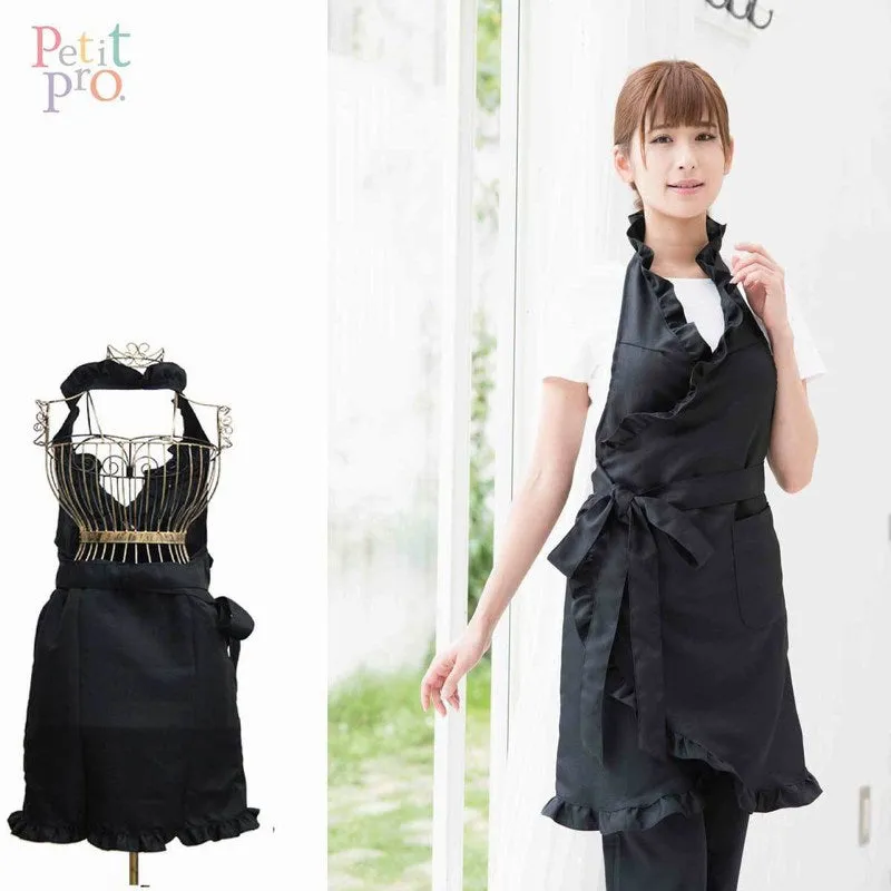 (PRO Apron) Gorgeous Frills Alice Black