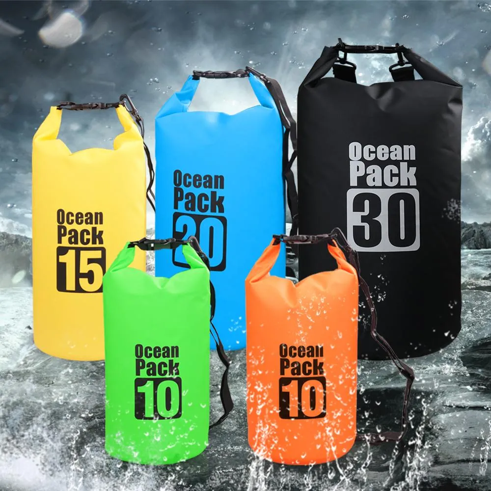 PVC Waterproof Dry Floating Duffel Bag Swimming Storage Pack