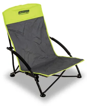 Quest Autograph Cornwall Beach Low Chair Black & Green