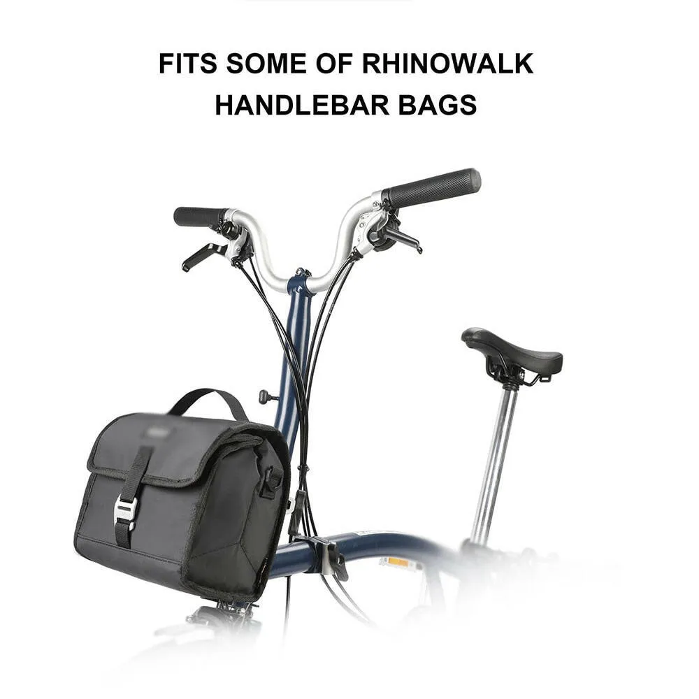 Rhinowalk Bike Bag Front Adapter for Brompton Bike Folding Sbag Basket Bicycle Bag Carrier Block Accessories Aluminum Alloy