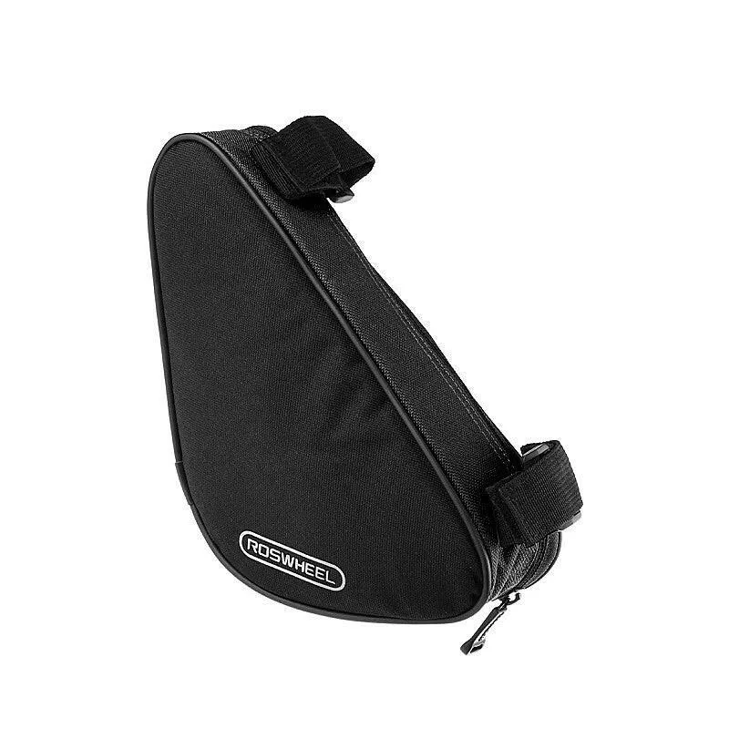 Roswheel Triangle Cycling Bicycle Front Tube Frame Bag Outdoor Mountain Bike Pouch 1.5L Black 12657