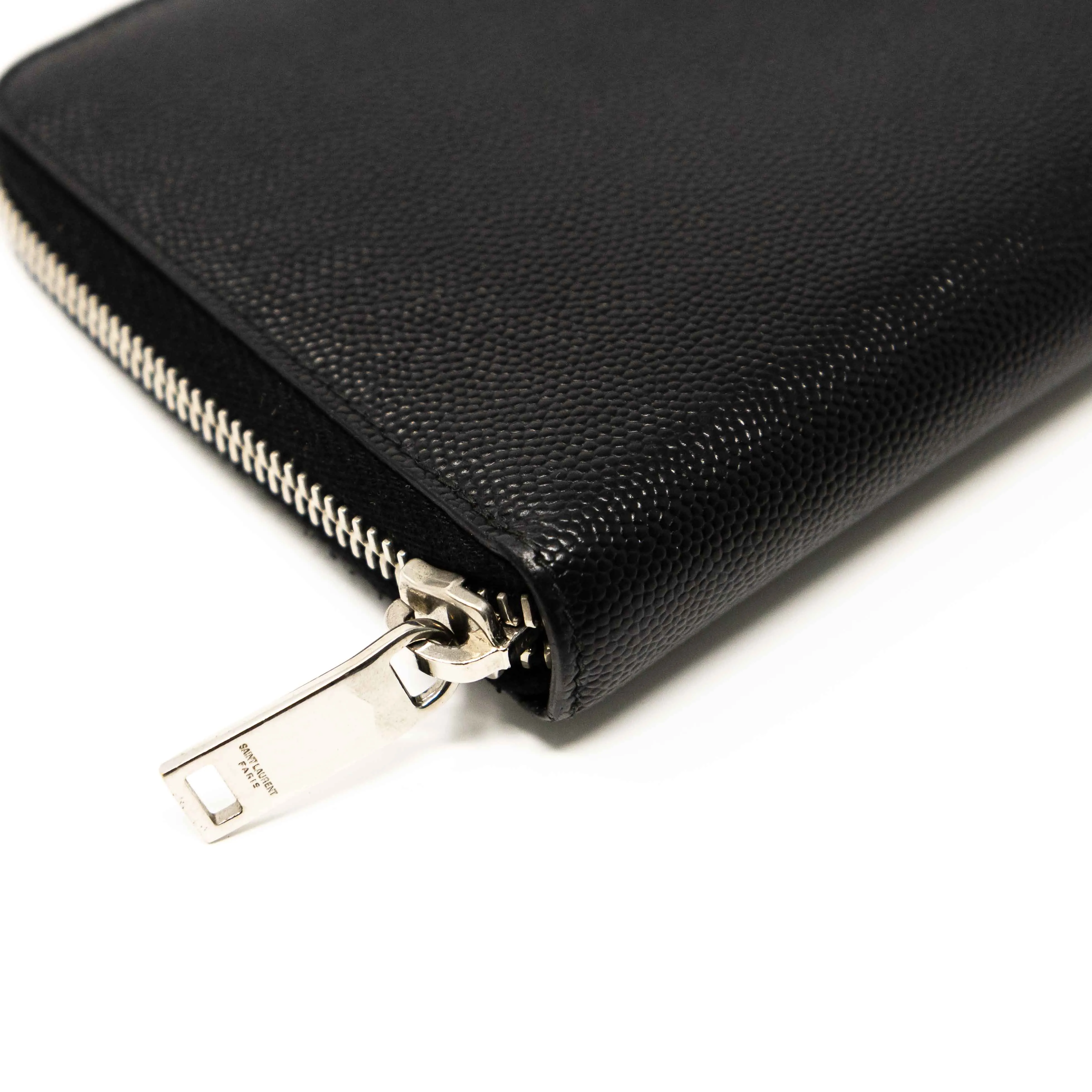 Saint Laurent Black Zip Wallet