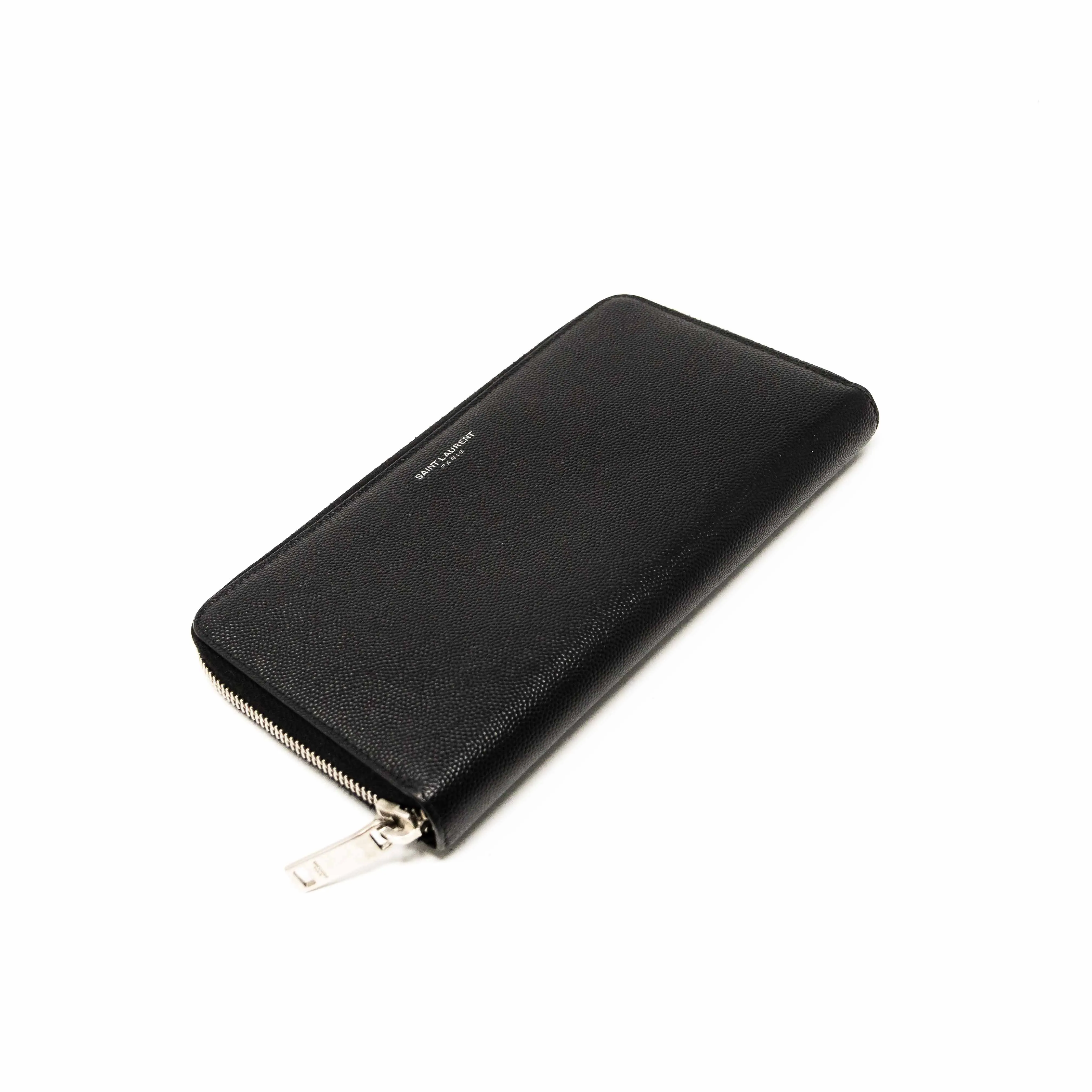 Saint Laurent Black Zip Wallet