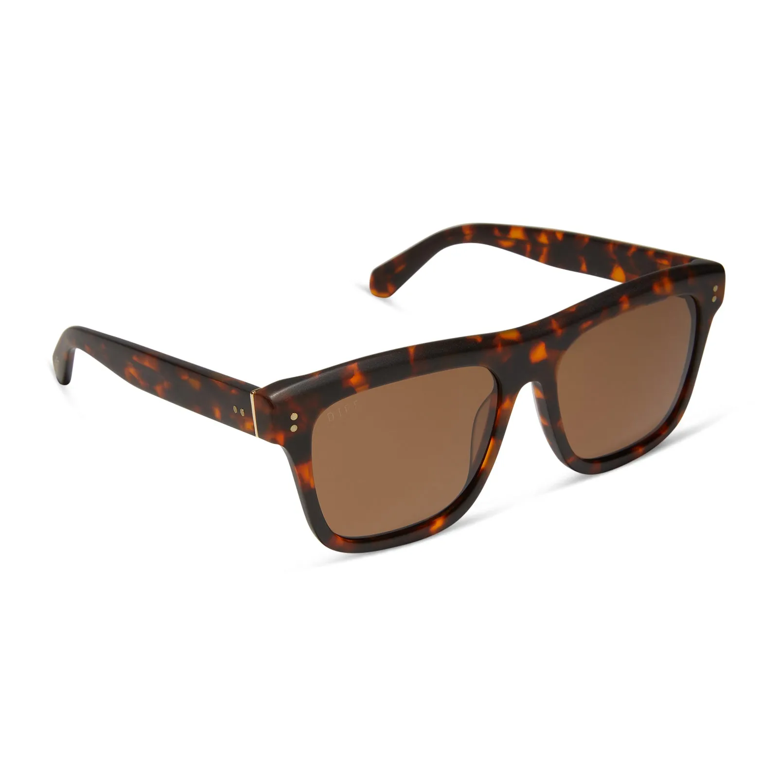 SAMMY - MATTE RICH TORTOISE   BROWN   POLARIZED SUNGLASSES