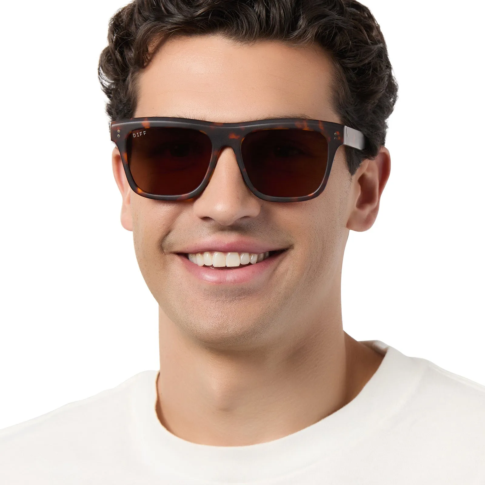 SAMMY - MATTE RICH TORTOISE   BROWN   POLARIZED SUNGLASSES