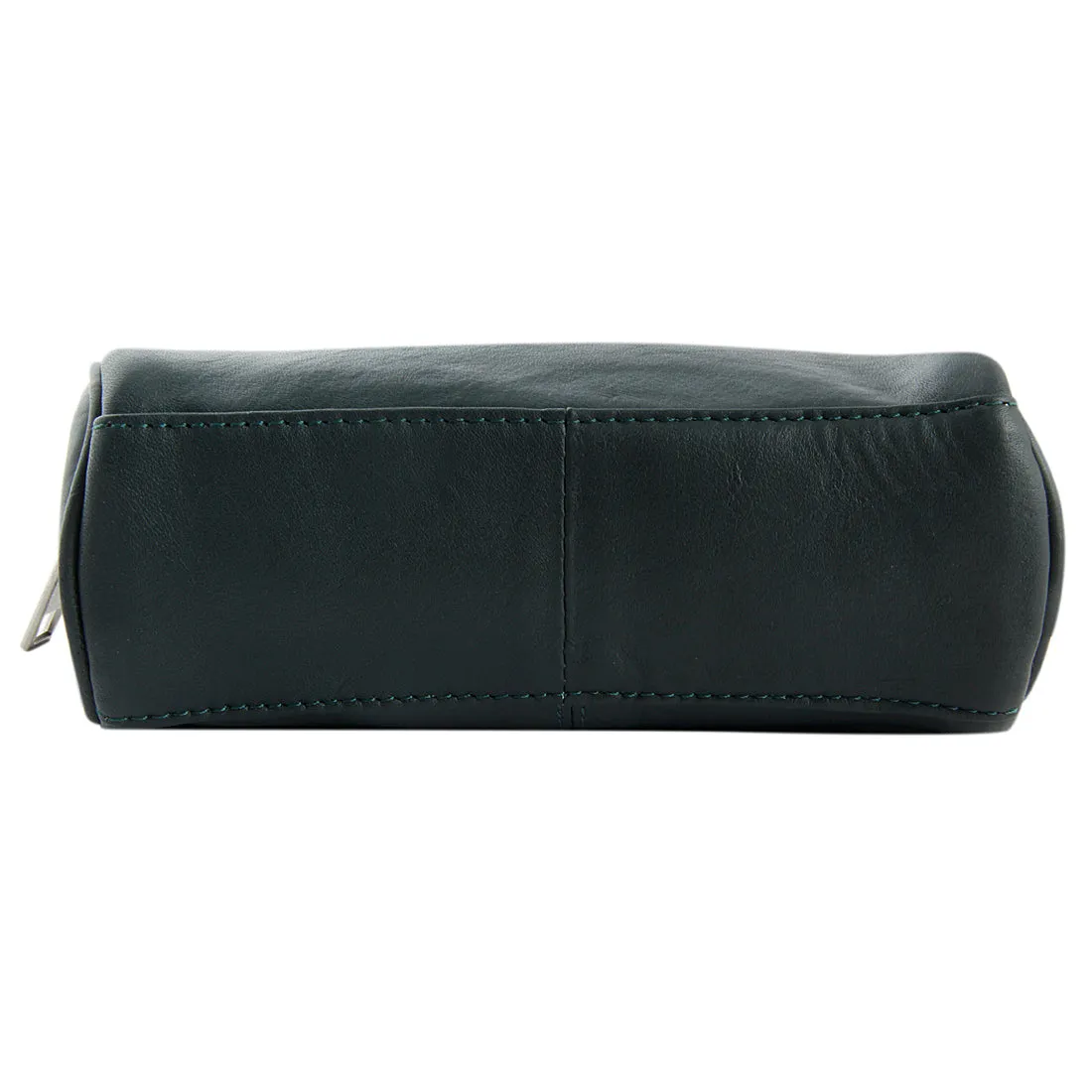 Sasha Brown Leather Wash Bag for Women